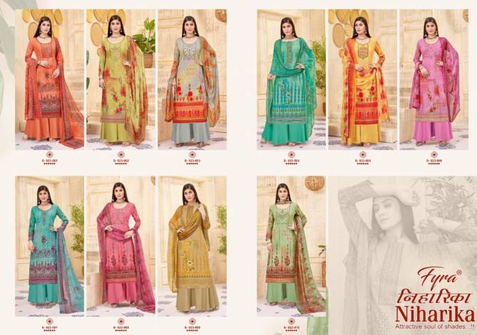 Fyra Niharika Cambric Cotton Casual Daily Wear Printed Dress Material Collection